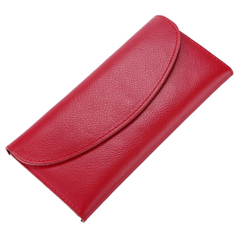 Leather fashionable wallet, universal long small clutch bag 5