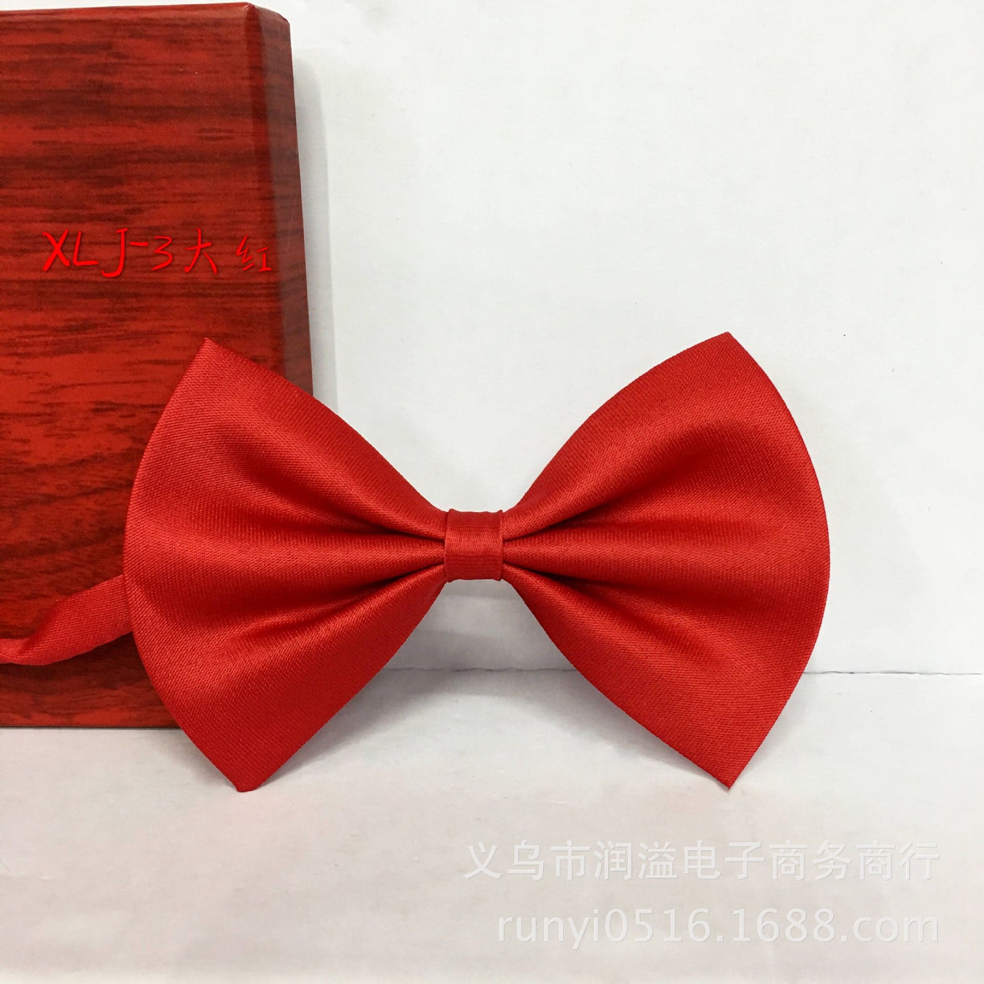 (Wholesale), children's bow tie with bow, polyester 4