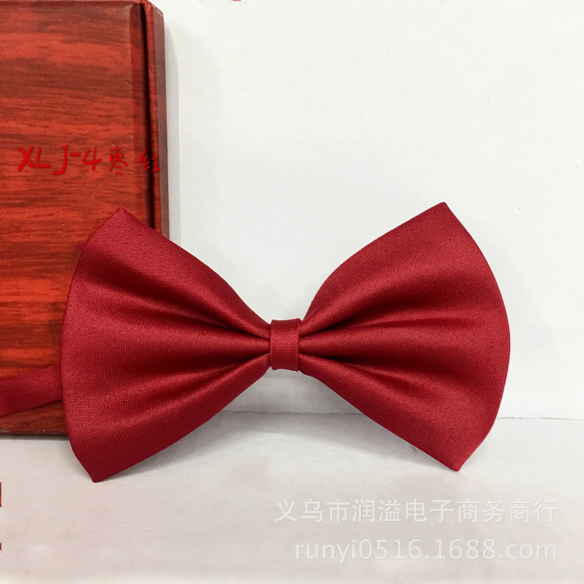 (Wholesale), children's bow tie with bow, polyester 5