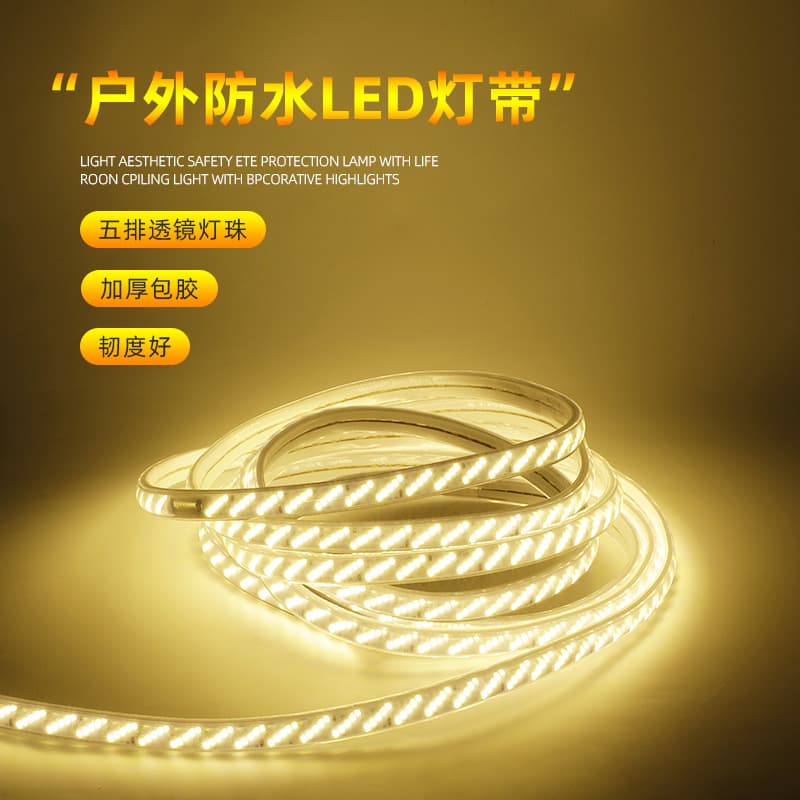 LED light strip, travel lamp for camping for gazebo, three colors 4
