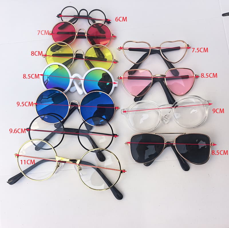 (Wholesale), creative glasses, trend sunglasses, cotton toy, doll, cat, pet 2