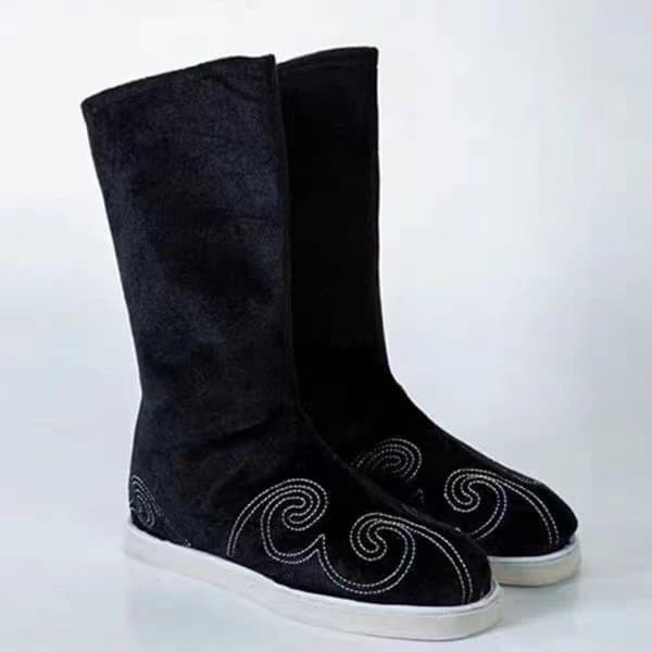 22 years of Chinese New Year, costume boots, costumes, men and women boots black red and white martial arts costume shoes, master boots, the same boots 2