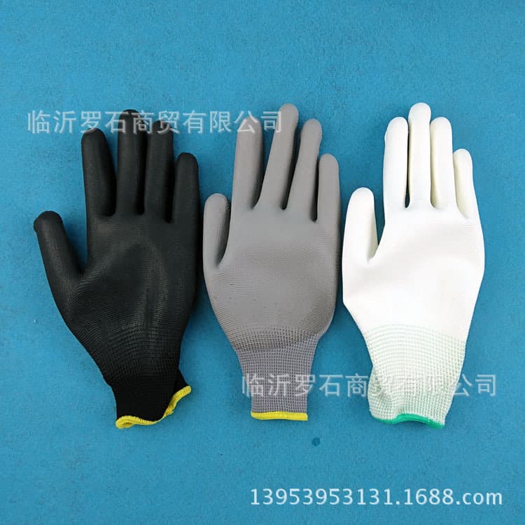 Nylon polyurethane gloves, comfortable pack