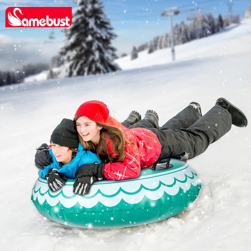 Inflatable ski winter ski suit for adults, toy PVC, tires, Amazon 2
