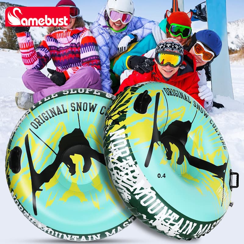 Inflatable ski winter ski suit for adults, toy PVC, tires, Amazon 3