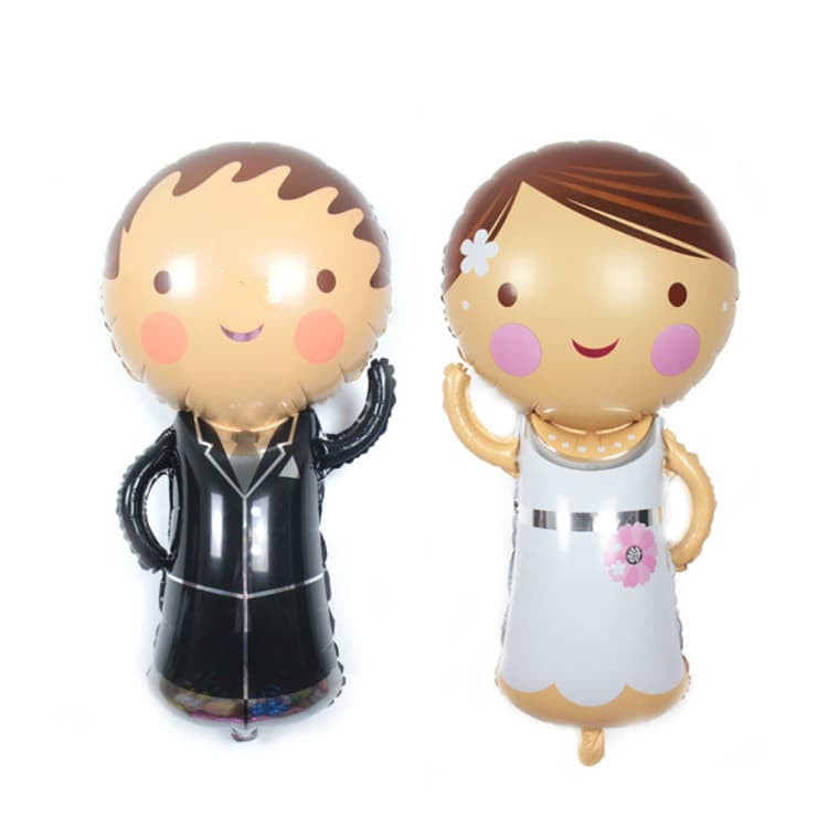 Big small nail decoration, balloon for bride, wedding dress for St. Valentine's Day 4
