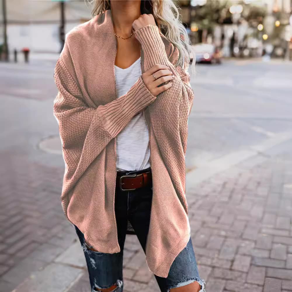 Autumn sweater, knitted cardigan, European style, loose fit 3