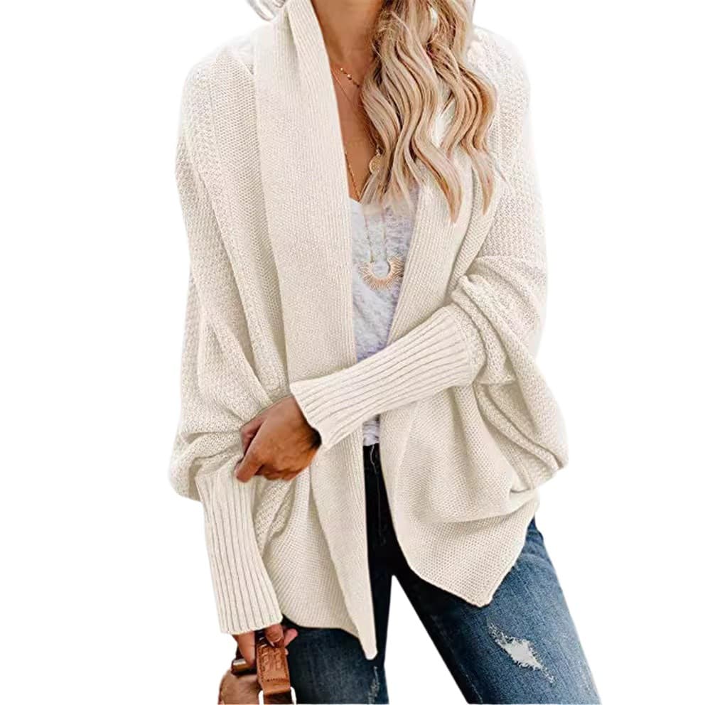 Autumn sweater, knitted cardigan, European style, loose fit 5