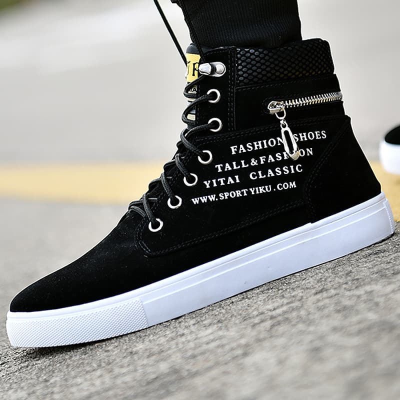 Demi-season cloth espadrilles for students, casual footwear, trend sneakers, boots, Korean style