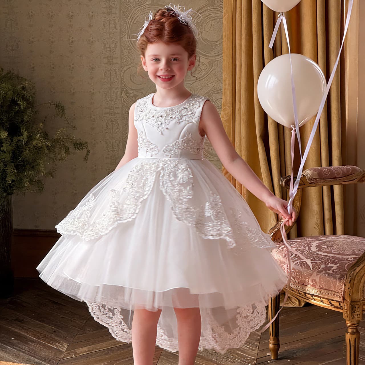 (Wholesale), small princess costume, lace dress, Amazon, children's clothing, tutu skirt 2