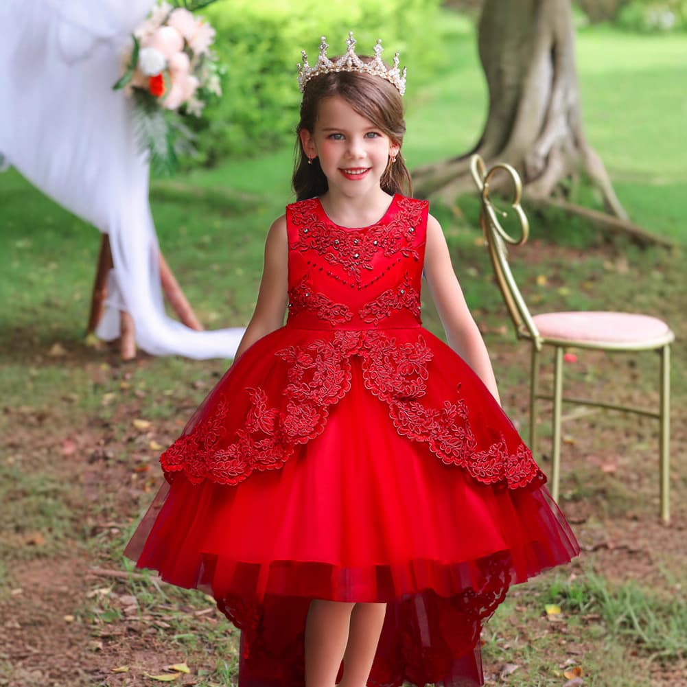 (Wholesale), small princess costume, lace dress, Amazon, children's clothing, tutu skirt 3
