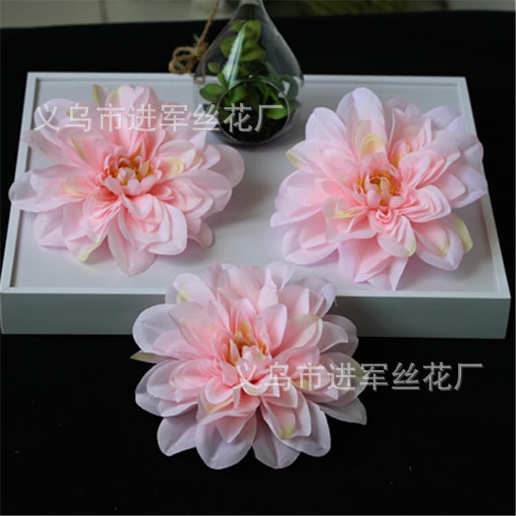 Simulation flower Dali flower head simulation peony flower fake flower silk flower wedding supplies flower pyramided artificial flower decoration 3