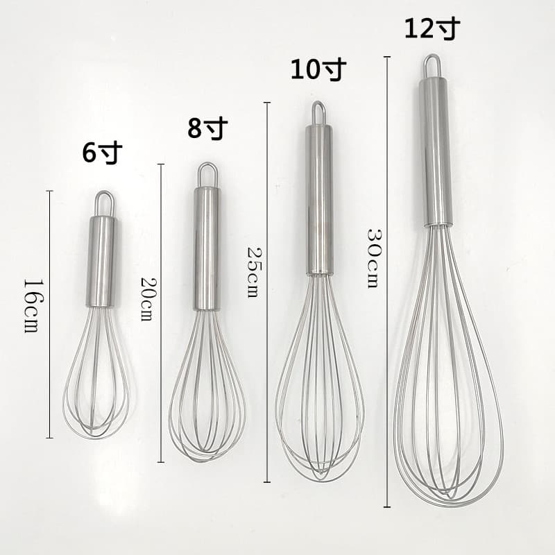 Hand -holding stainless steel kitchen egg beaten manual egg mixer home hand -hand shake eggs 2