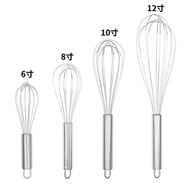 Hand -holding stainless steel kitchen egg beaten manual egg mixer home hand -hand shake eggs 5