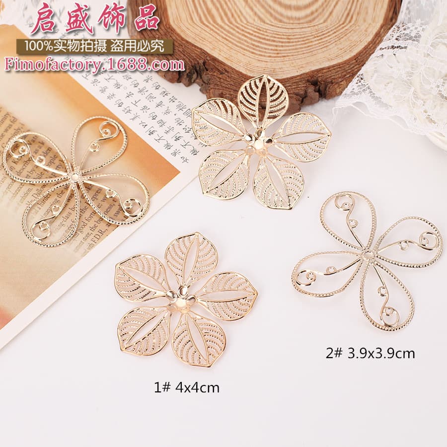 Golden hairgrip for bride, Chinese hairpin, accessories, DIY 2