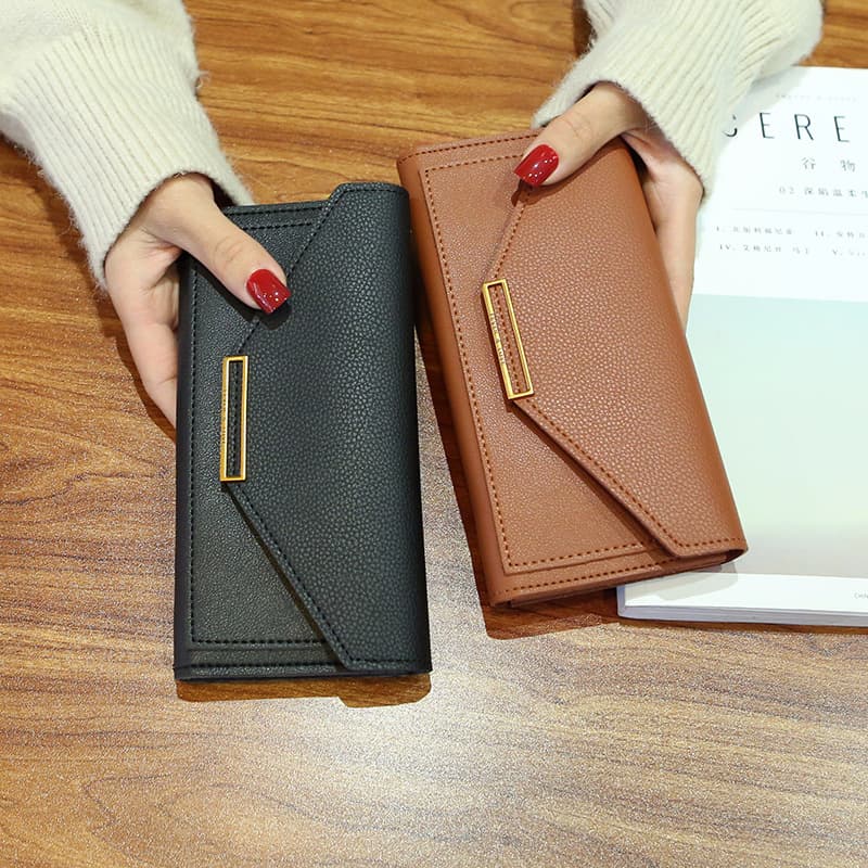Long fresh universal retro wallet, Korean style, Japanese and Korean 3