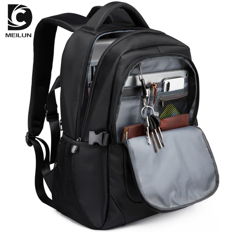 Backpack, casual travel bag, fashionable laptop, trend school bag for students, business version, Korean style 3