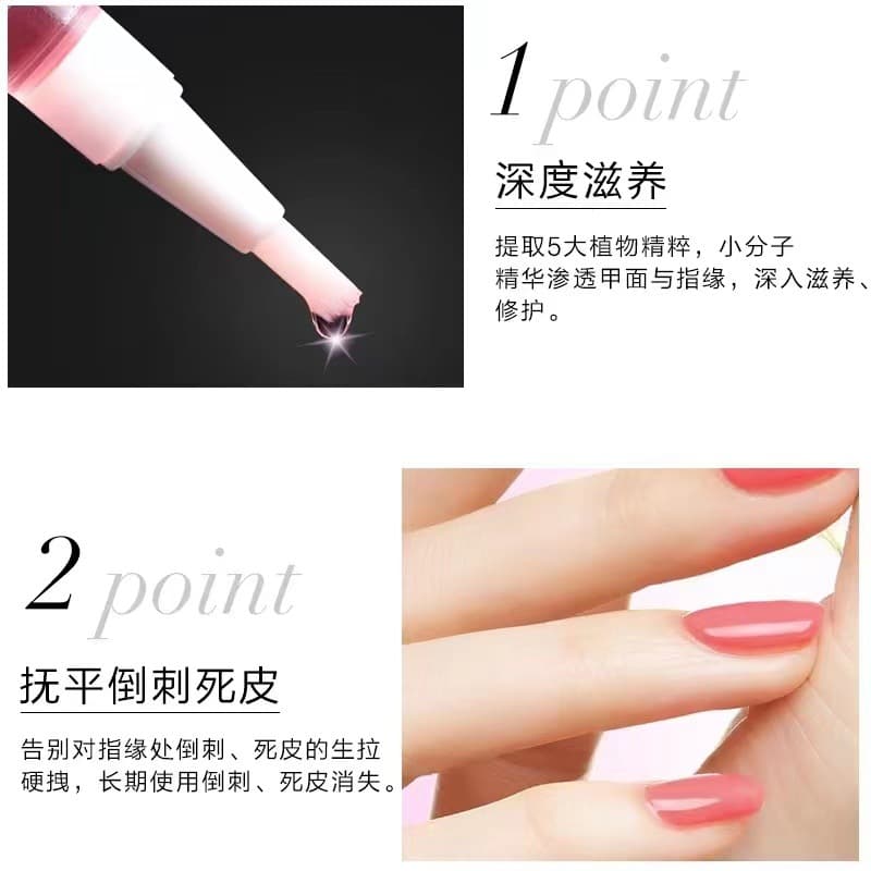 Manicure tools set for manicure, exfoliating finger oil, transparent moisturizing medical manicure brush for nails, against cracks 3