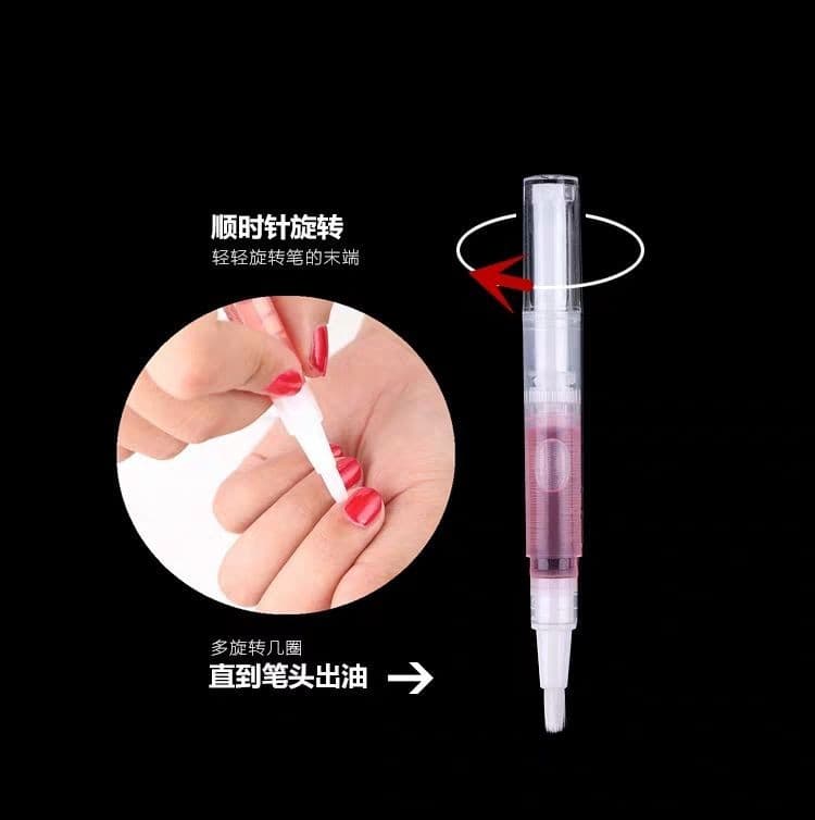 Manicure tools set for manicure, exfoliating finger oil, transparent moisturizing medical manicure brush for nails, against cracks 4