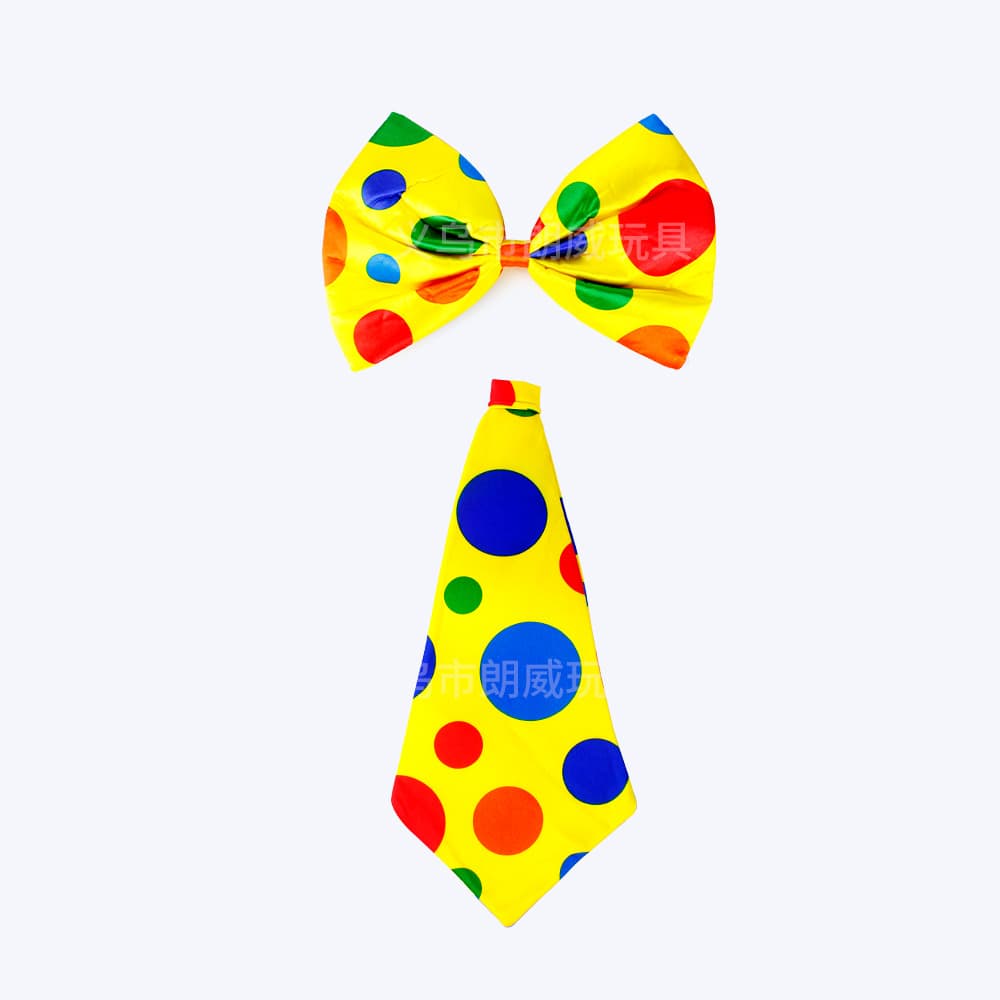 Mask, sponge bow tie, wig, halloween, dress up 5