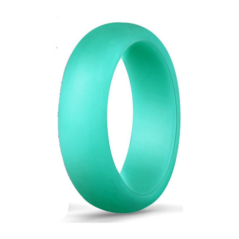 Solid color silicone ring, 5.7mm, European style 2