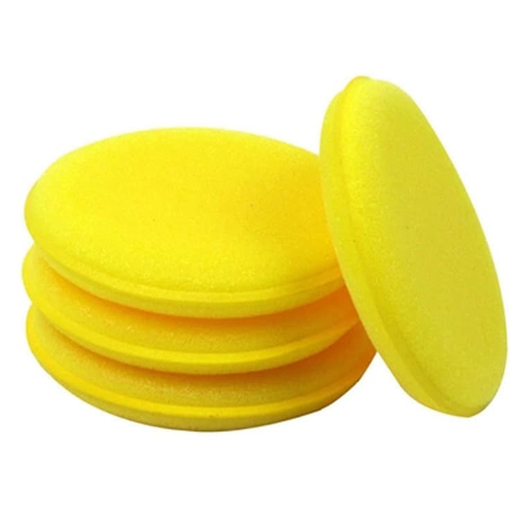 Waxed sponge polishing cloth, 12 pieces
