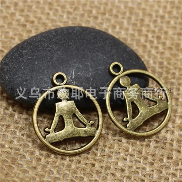 (Wholesale), accessory, accessories, pendant for yoga, DIY, 20×23mm 2
