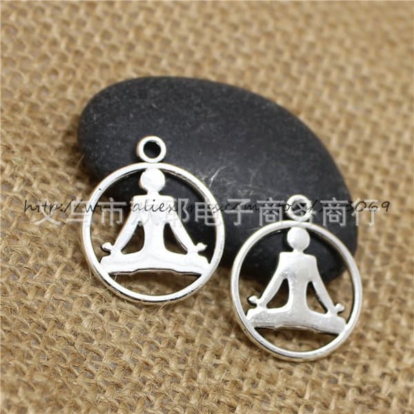 (Wholesale), accessory, accessories, pendant for yoga, DIY, 20×23mm 3