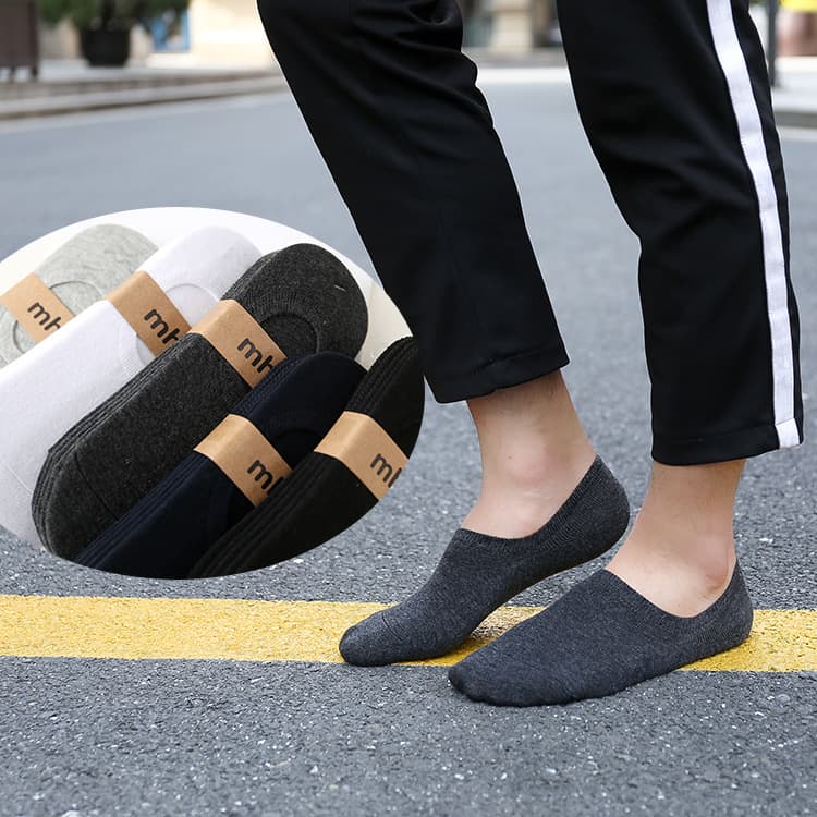 (Wholesale), men's universal invisible summer silicone socks, non-slip waist belt 3