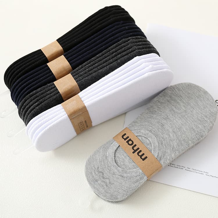 Men's universal invisible summer silicone socks, non-slip waist belt