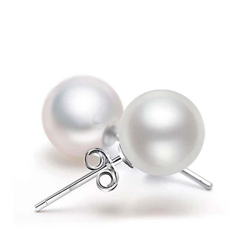 (Wholesale), fashionable earrings from pearl, trend accessory, simple and elegant design, Korean style 5