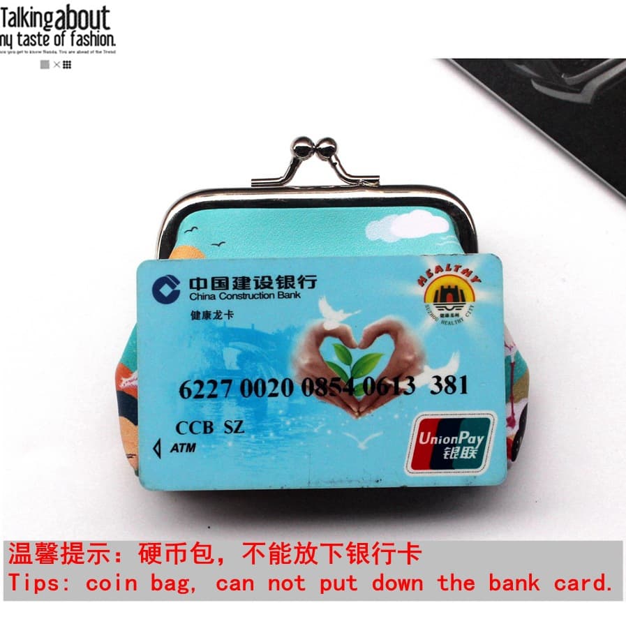 Wallet for students, shoulder bag, creative children's coins, 3D 5