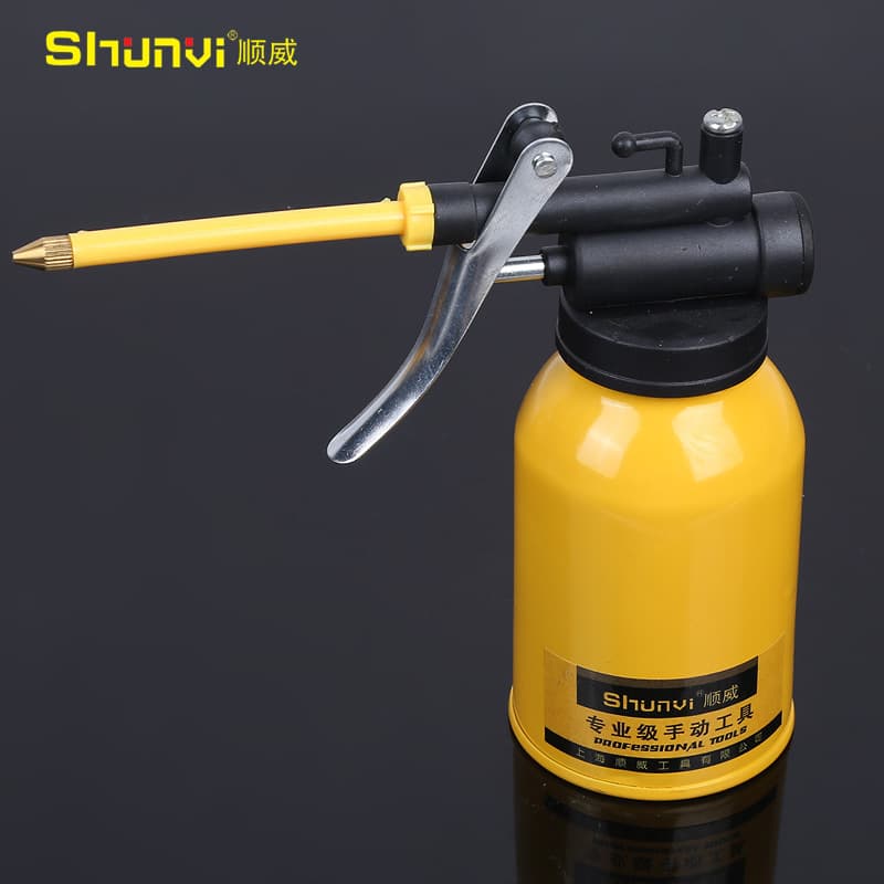 Factory wholesale Shunwei metal motor oil pot hostel lubricating oil gun long mouth high -press high pressure machine wholesale with oil pot 3