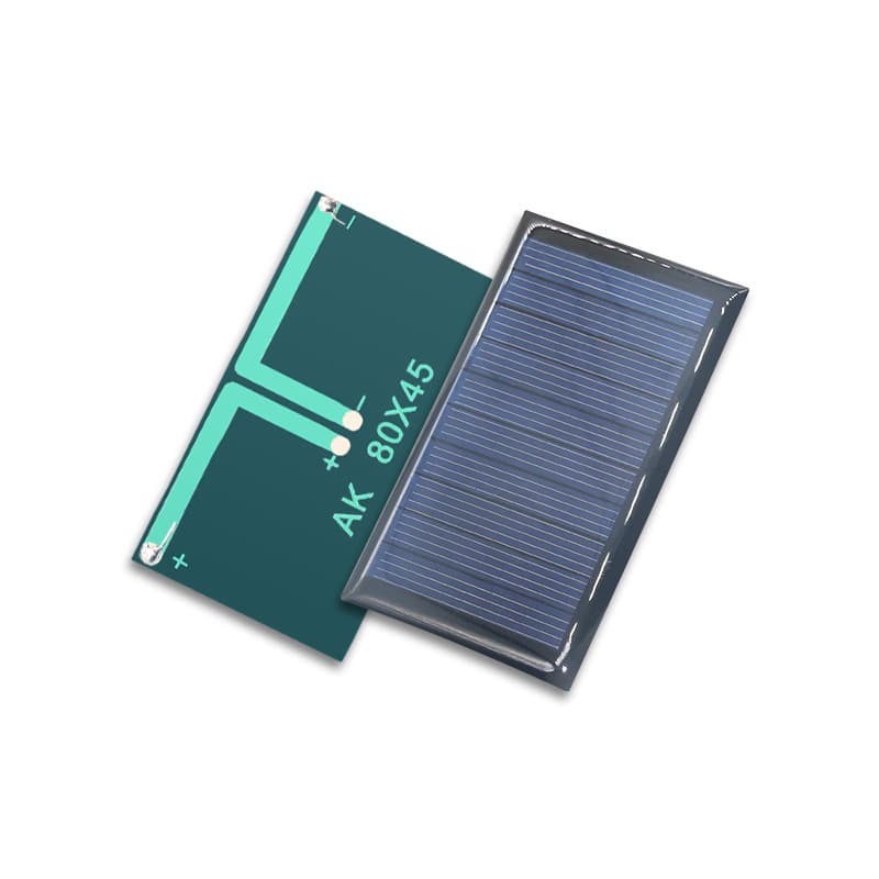 Polycrystalline Solar Drops 80*45 5V 100MA Charging 18650 Battery Confidential Lighting Electric Plate wholesale 5
