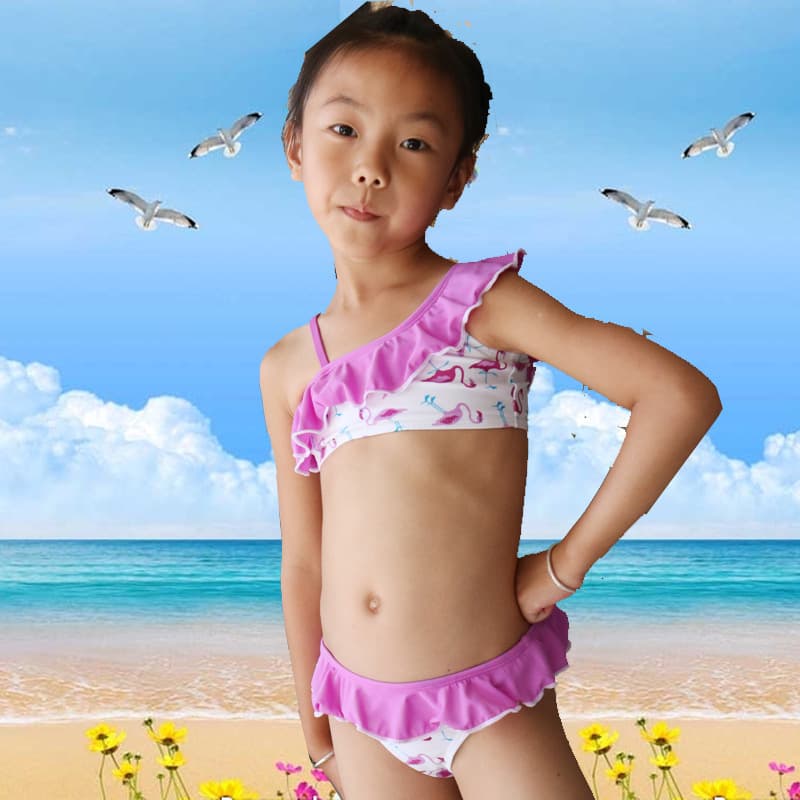 (Cross-border trading), (Wholesale), swimwear, children's cute set, European style, princess style 2