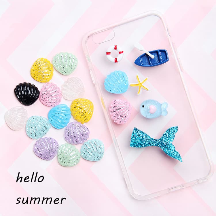 Marine accessory with accessories, swimming ring, slime, photo frame, starfish, DIY 2