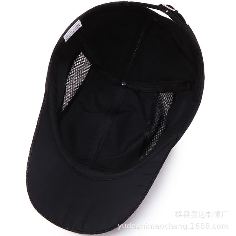 (Cross-border trading), summer travel sports quick dry baseball cap, solid color hat, simple and elegant design 2