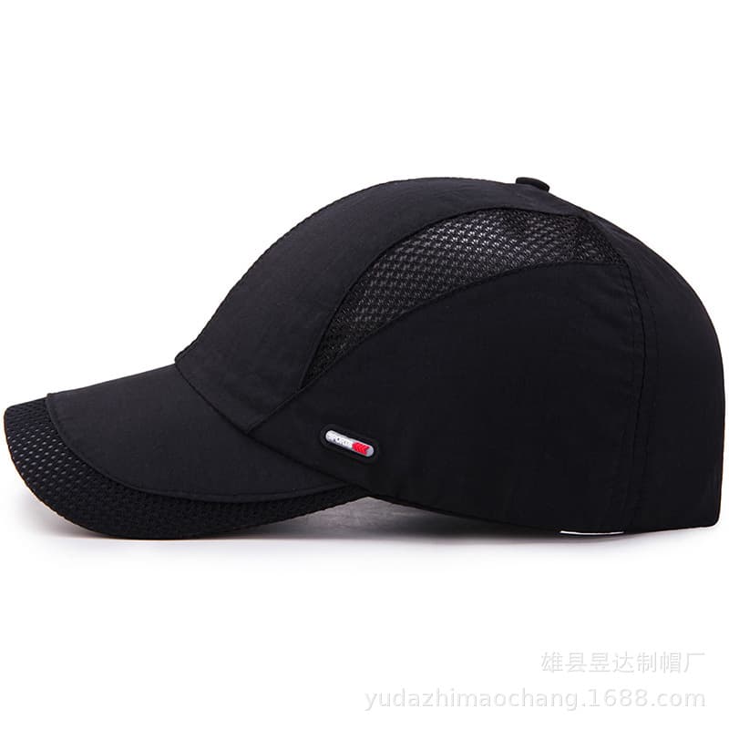(Cross-border trading), summer travel sports quick dry baseball cap, solid color hat, simple and elegant design 5