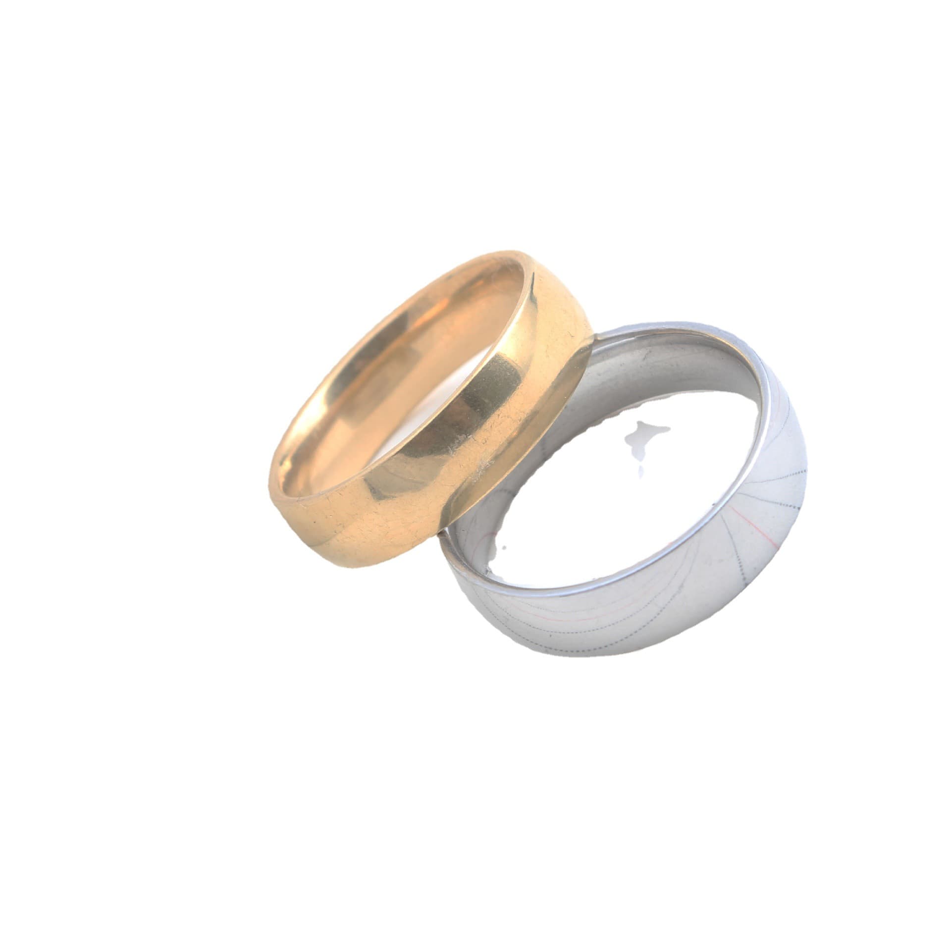(Cross-border trading), fashionable glossy ring stainless steel, for beloved, European style, simple and elegant design 5