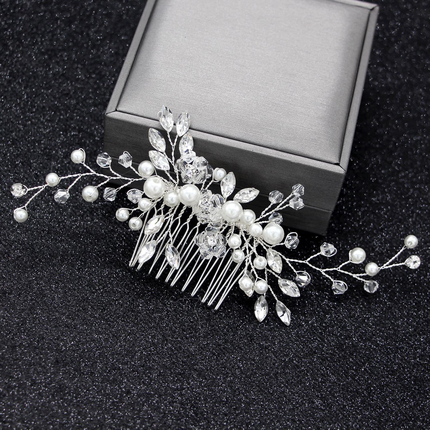 (Cross-border trading), (Wholesale), white hair accessory pearl, hairgrip for bride, European style 3