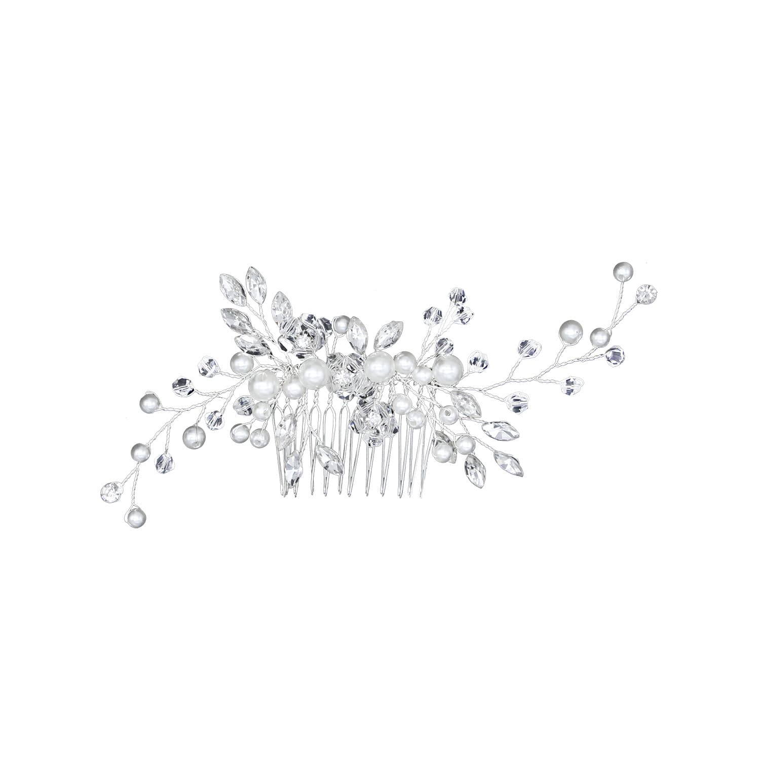 (Cross-border trading), (Wholesale), white hair accessory pearl, hairgrip for bride, European style 5