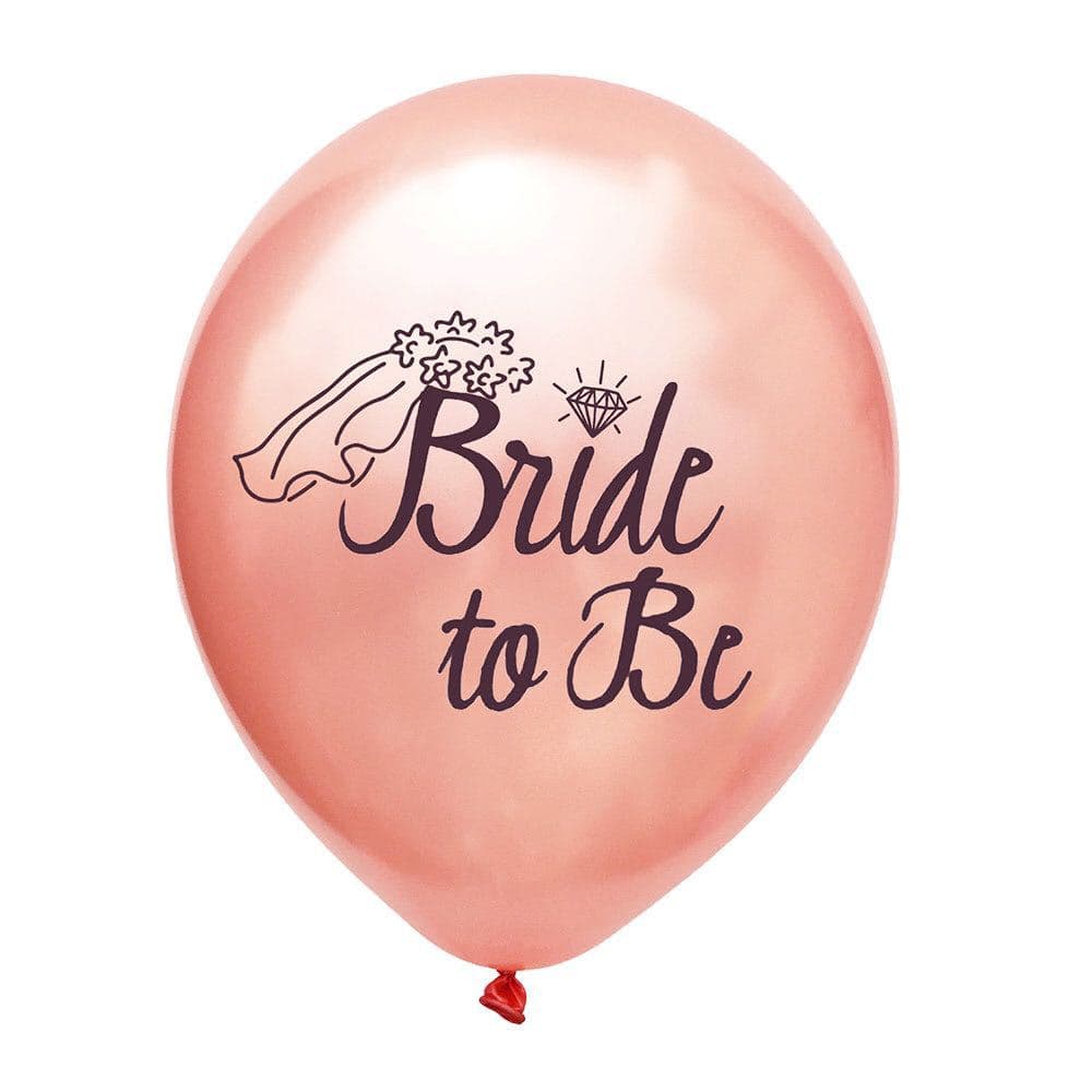 Rose Gold BRIDE To BE latex balloon 12 -inch bride party single party hen party decoration 2