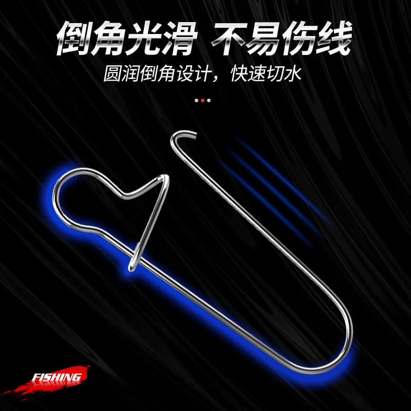 Manufacturer wholesales figure eight ring connectors, American swivel reinforced pins, fishing supplies and fishing gear accessories 3