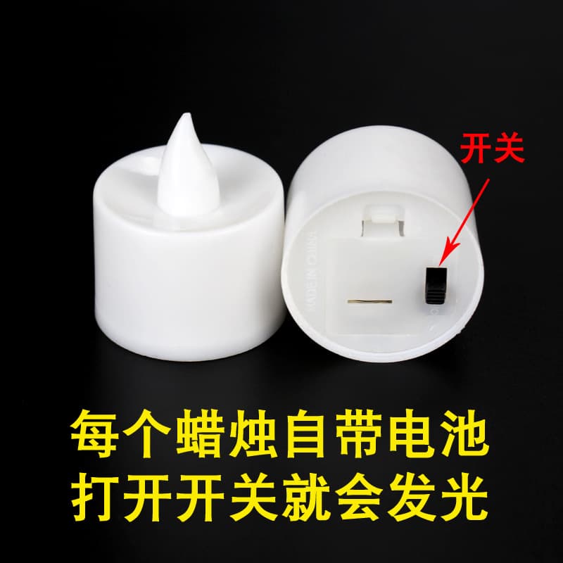 Factory Electronic Candle Proposal Ferry Birthday Wholesale Cloth Marriage Celebration Lost Simulation LED candlelight 3