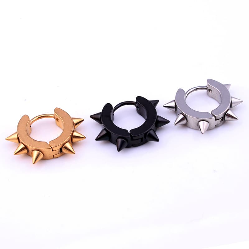 Fashionable earrings stainless steel, Korean style, ebay, wish 2