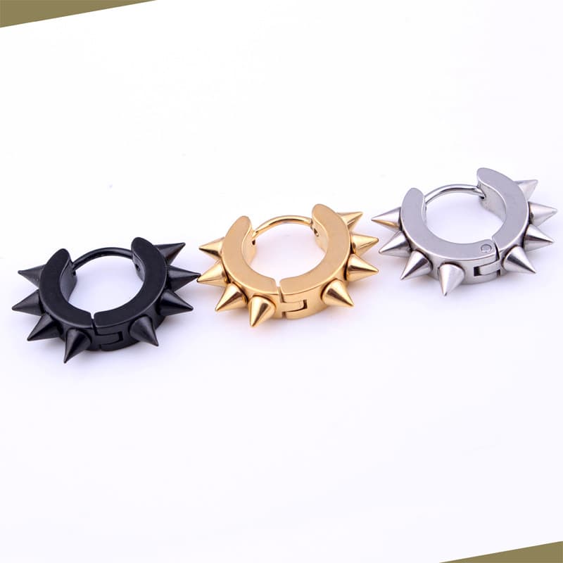 Fashionable earrings stainless steel, Korean style, ebay, wish 3