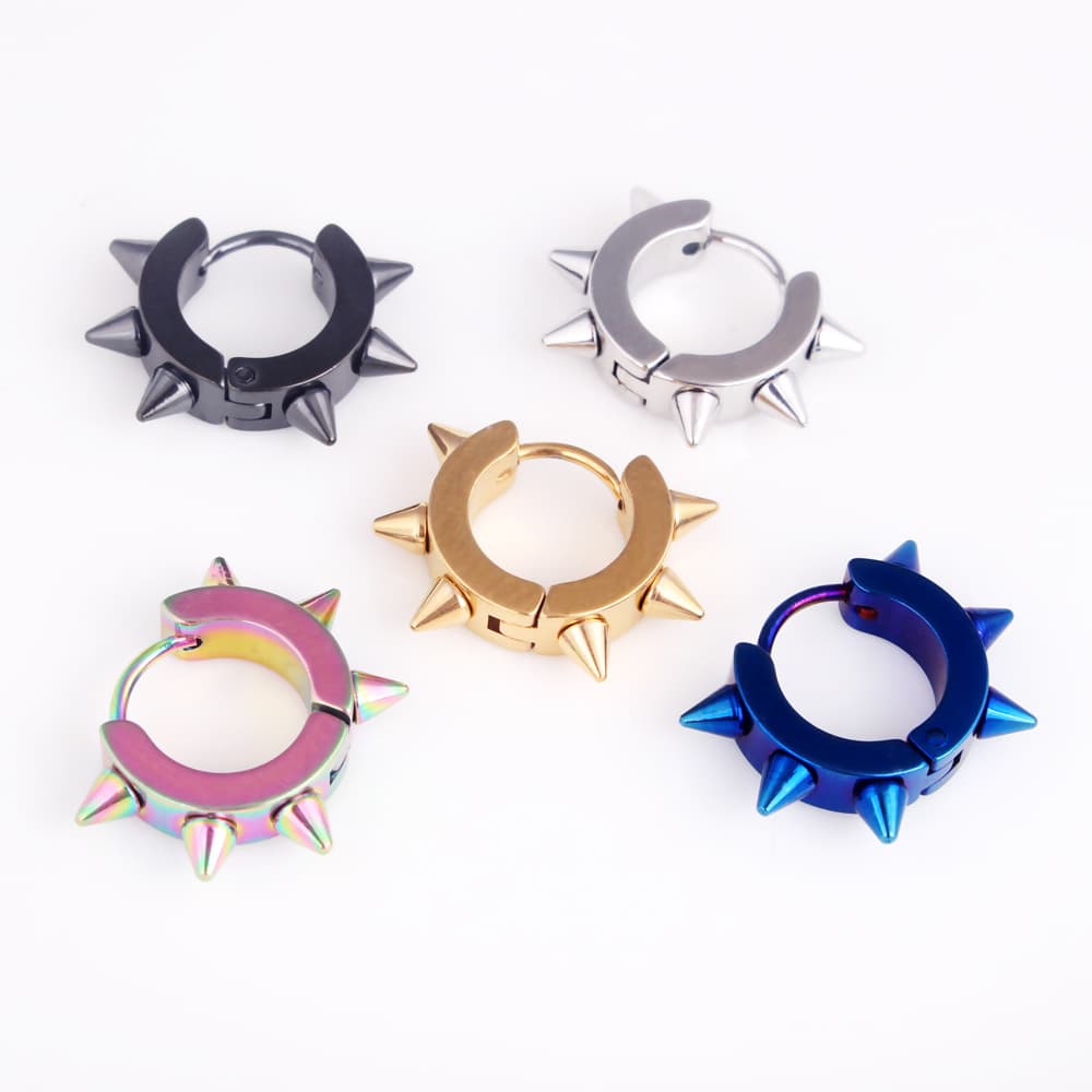 Fashionable earrings stainless steel, Korean style, ebay, wish 4