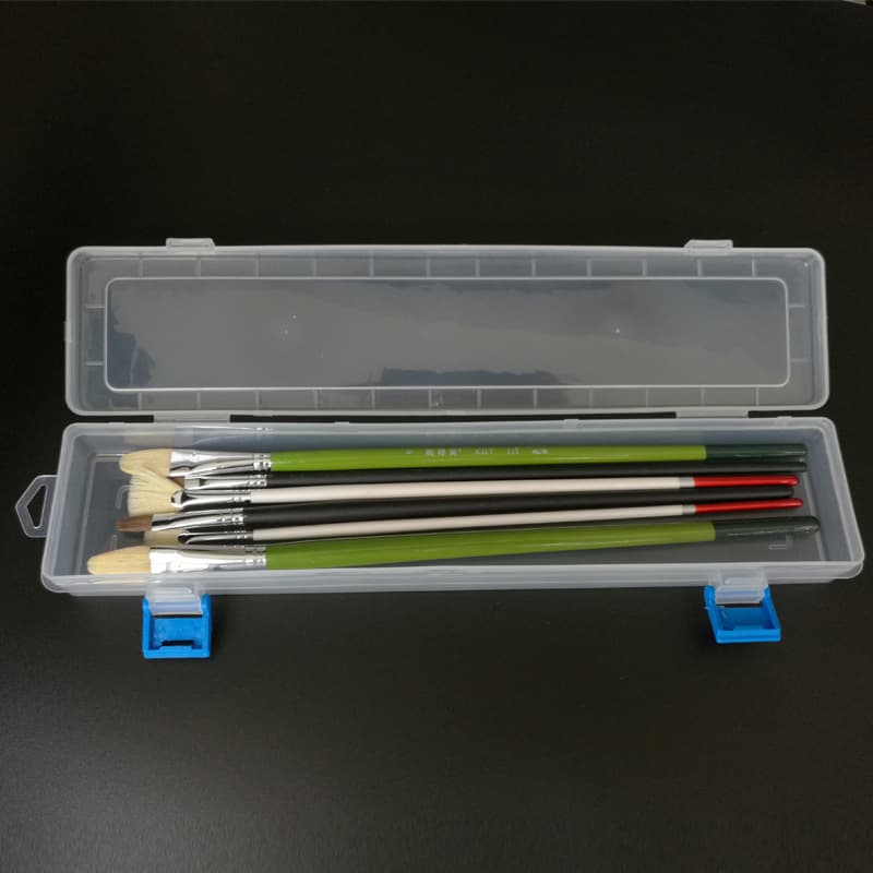 Transparent brush, storage box, gouache, pencil case, art watercolour, chalk 2