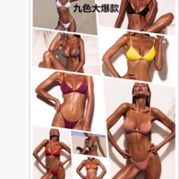 Beach swimwear, European style, plus size 2