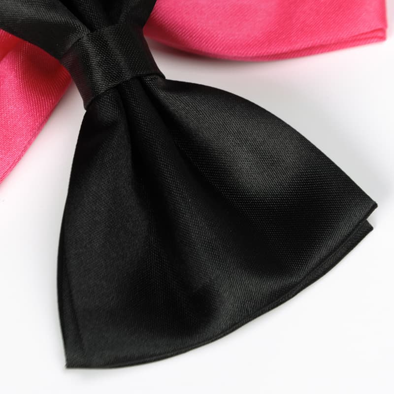 Bow tie, red black shirt English style with bow 4